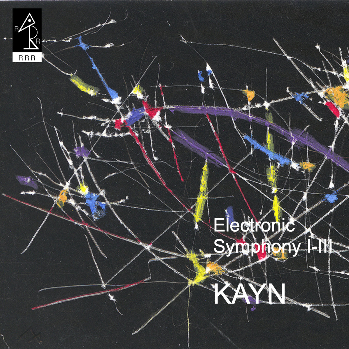 Album cover for Roland Kayn’s Electronic Symphony I-III.